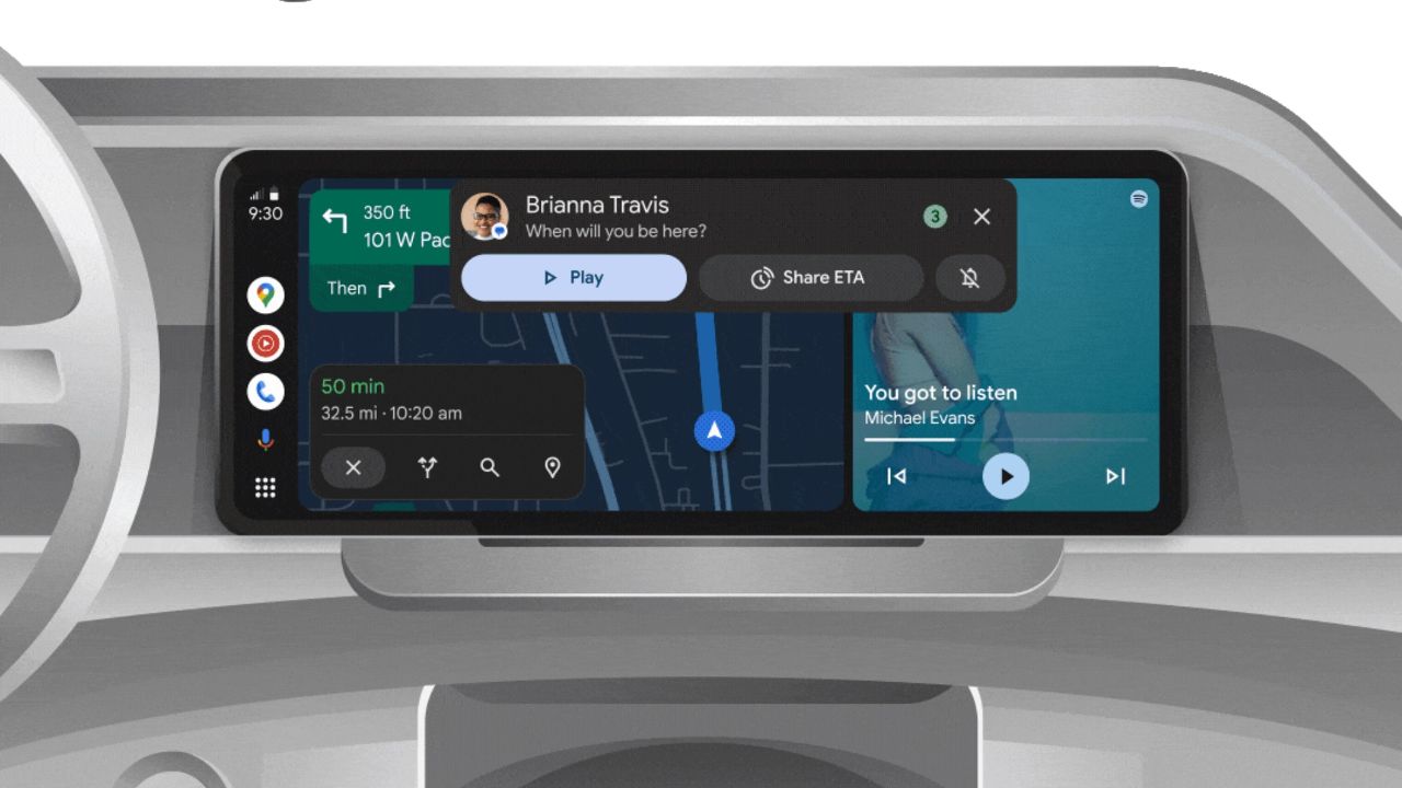 Google Haritalar’dan Android Auto İçin Hayat Kurtaran Görsel Güncelleme!
