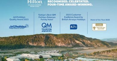 Hilton Dalaman Sarıgerme Resort & Golf başarılarını ödüllerle taçlandırdı